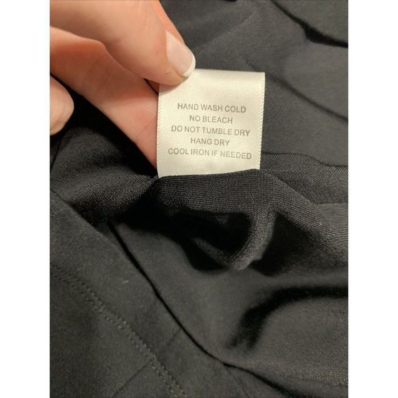 nbd womens solid black v neck Bodycon deep plunge tank mini dress small - Picture 5 of 5